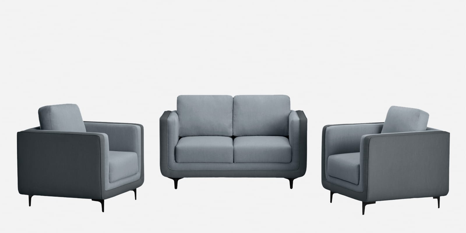 Mojo 2+1+1 Seater Sofa In Cheeky Grey Colour Mojo 2+1+1 Seater Sofa In Cheeky Grey Colour
