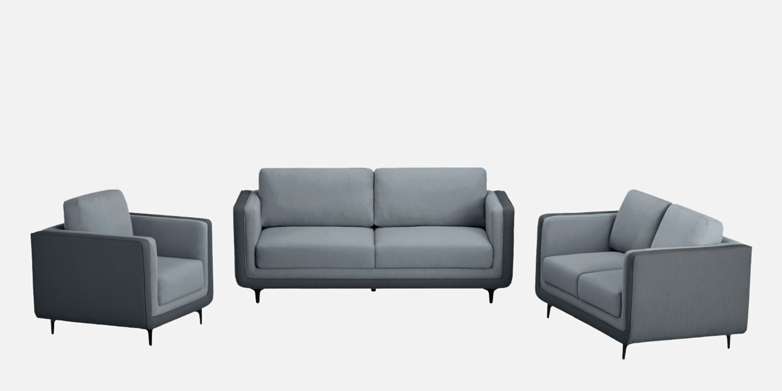 Mojo 2+2+1 Seater Sofa In Cheeky Grey Colour Mojo 2+2+1 Seater Sofa In Cheeky Grey Colour