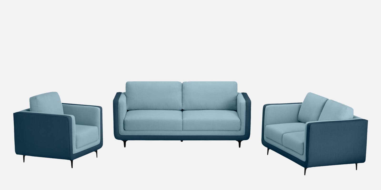 Mojo 3+2+1 Seater Sofa In Funky Blue Colour