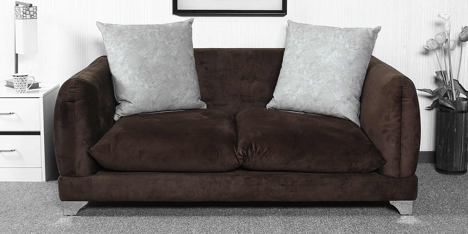 Monterio 2 Seater Sofa in Brown Colour