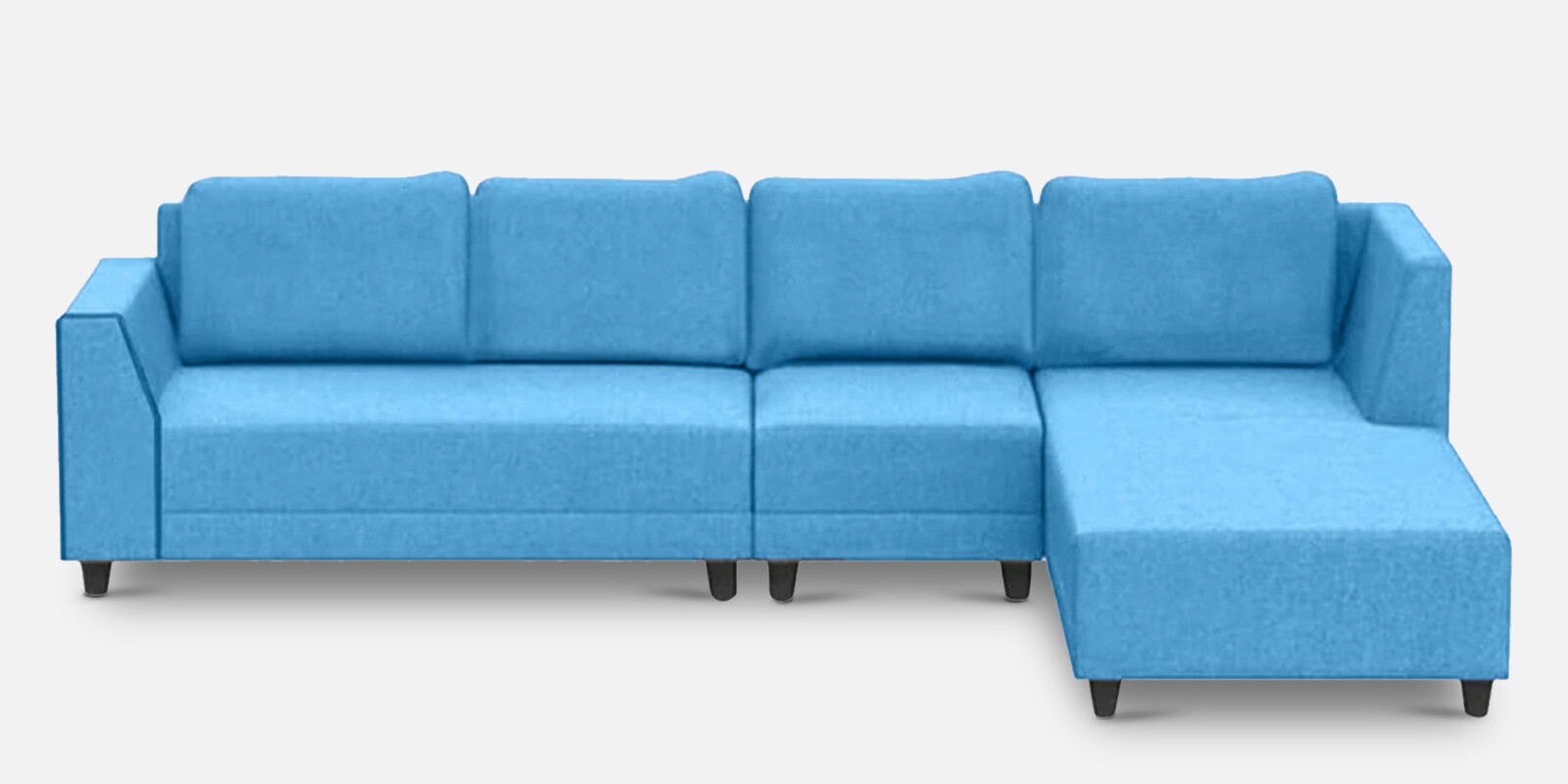 Morlie 6 Seater LHS Sofa in Blue Colour