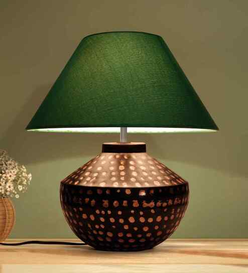 Modern Accent Table Lamp Warm Bronze