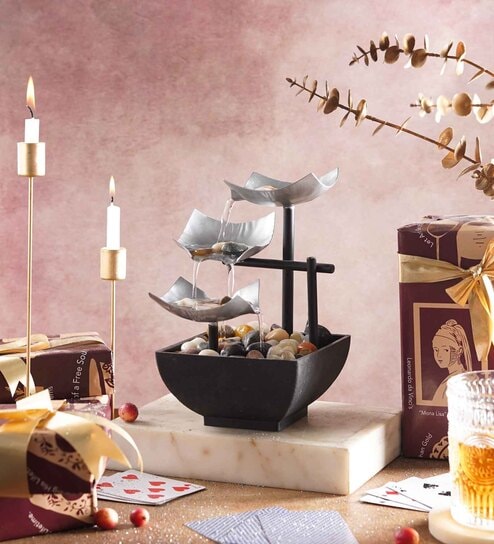 Modern Art Zen Water Fountain Gift Box