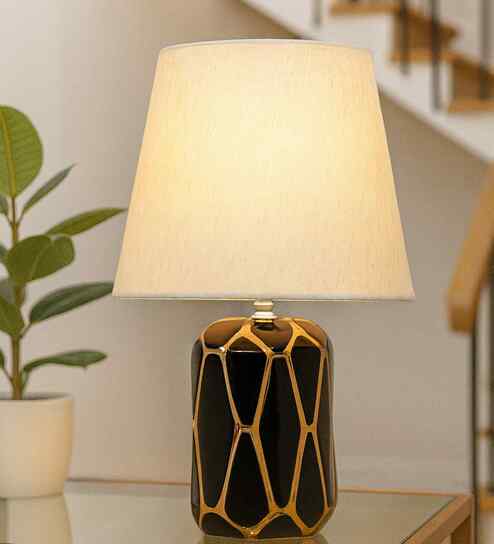 Modern Ceramic Base Bedside Table Lamp