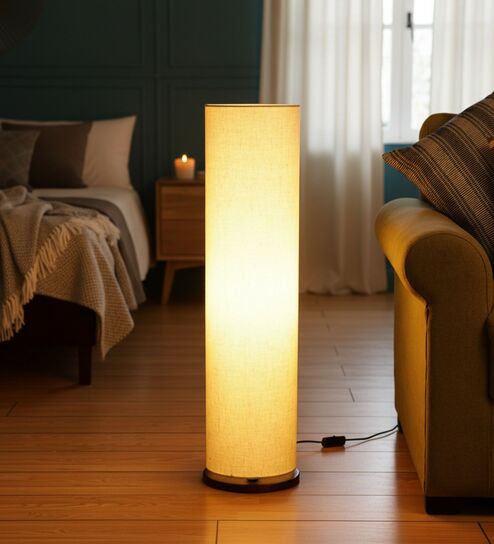 Modern Flex Cylinder Floor Lamp   Stylish Lighting for Living Room & Bedroom