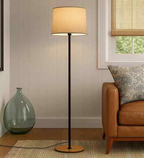 Brown Modern Floor Lamp