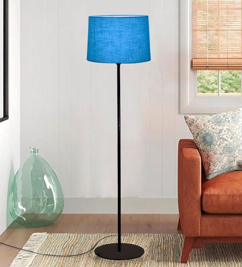 Blue Modern Floor Lamp