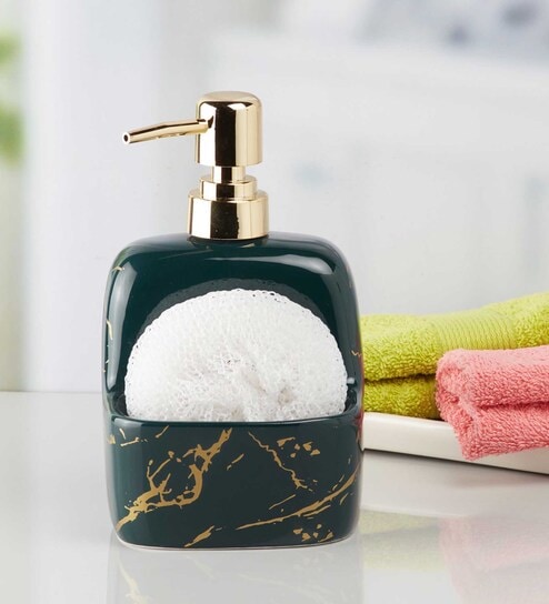 Modern Gold Ceramic Soap Dispenser