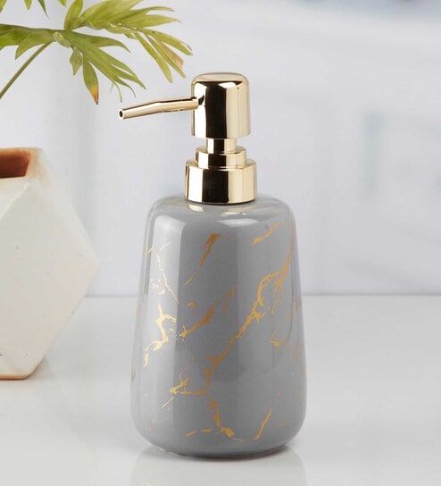 Modern Gold Ceramic Soap Dispenser