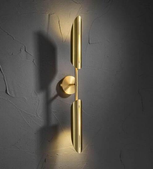 Modern Gold Double-Sided Wall Lamp