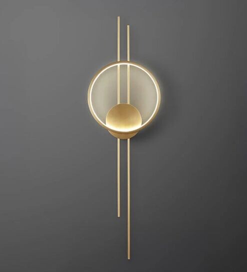 stello Modern Halo Orb Wall Light Gold Finish LED Sconce-picture-32