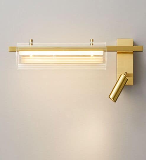 Modern Luxury LED Wall Sconce   Minimalist Gold Linear & Task Lighting for Contemporary Interiors