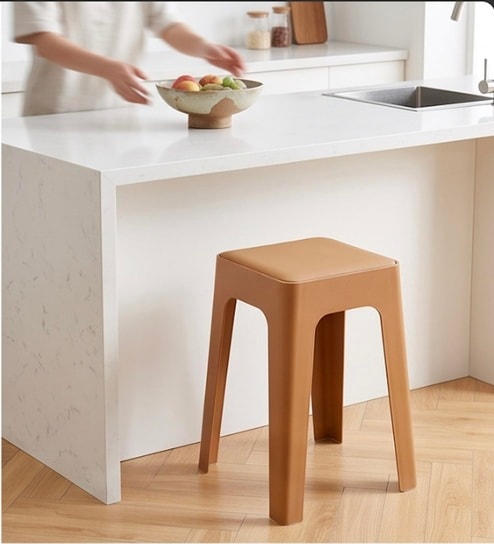 the artment Modern Multi-Purpose Utility Livo Stool In Brown Colour-picture-12