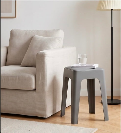 the artment Modern Multi-Purpose Utility Livo Stool In Grey Colour-picture-11