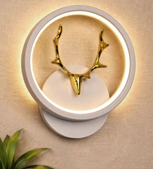 Modern Nordic Deer Antler LED Wall Light