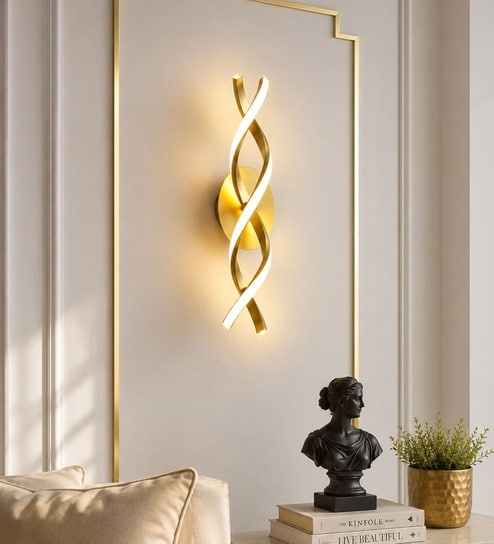Modern Spiral LED Wall Sconce