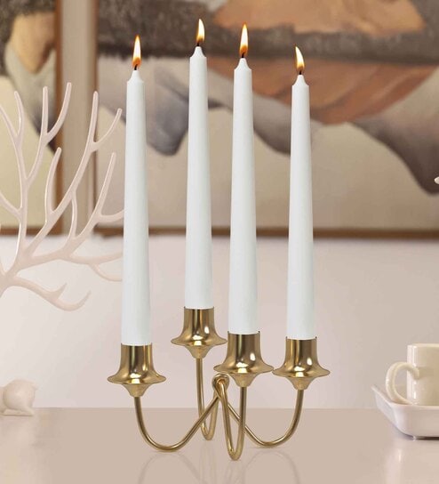 Modern Tealight Stand With 4 Cups for Elegant Lighting