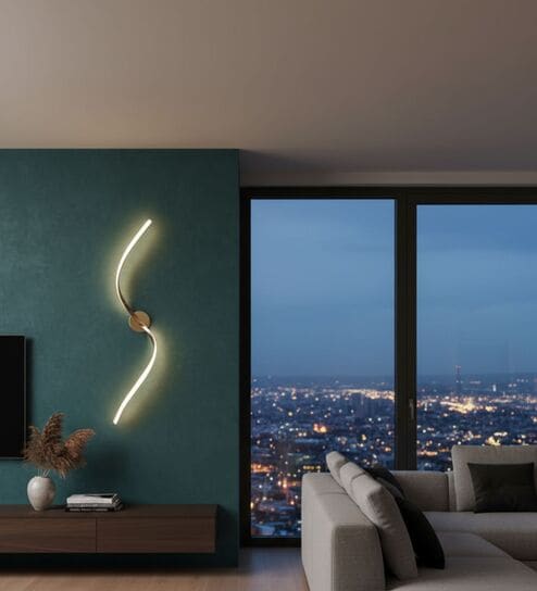 Modern Wave LED Wall Light