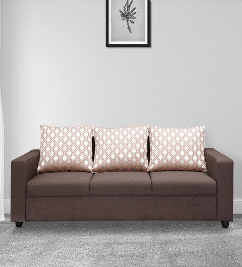 Modesto 3 Seater Sofa in Brown Colour