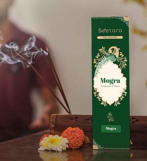 Mogra Incense Sticks (Pack Of 2- 60 Sticks Each)  Fragrance Of Serenity