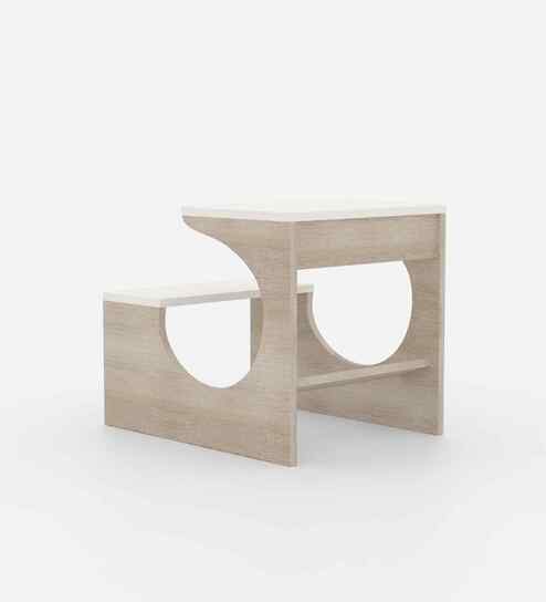 Montessori Toddler Activity Table & Chair in Oak and White Colour