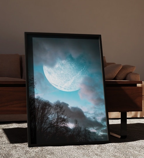 Moon Printed Canvas Wall Art