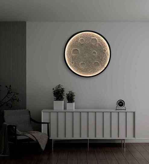 Moon wall D cor LED