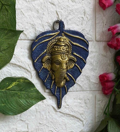 Mordern Blue Metal Wall Art