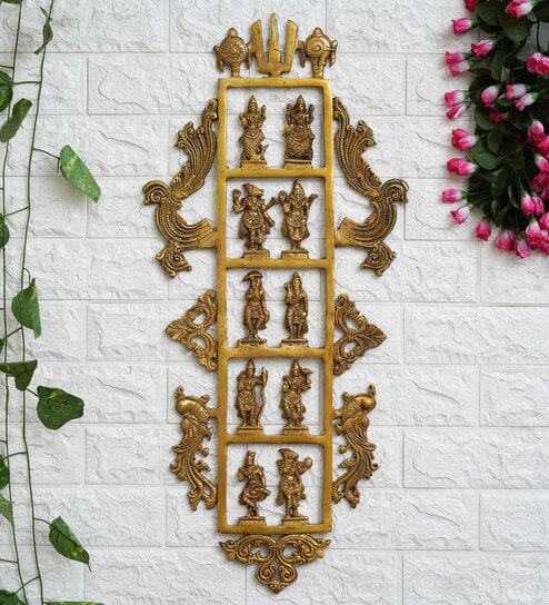 Mordern Gold Brass Wall Art