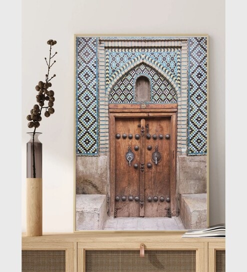 Moroccan door arabic architecture