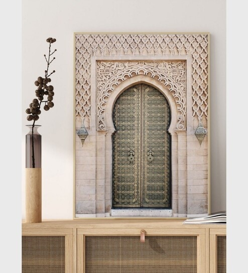 Moroccan door arabic architecture