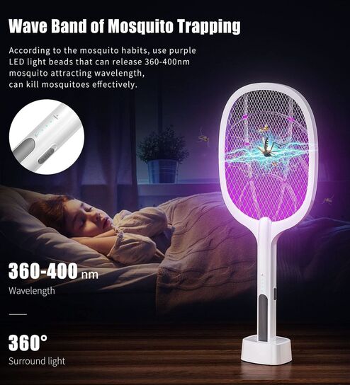 Mosquito Bat with UV Light Lamp
