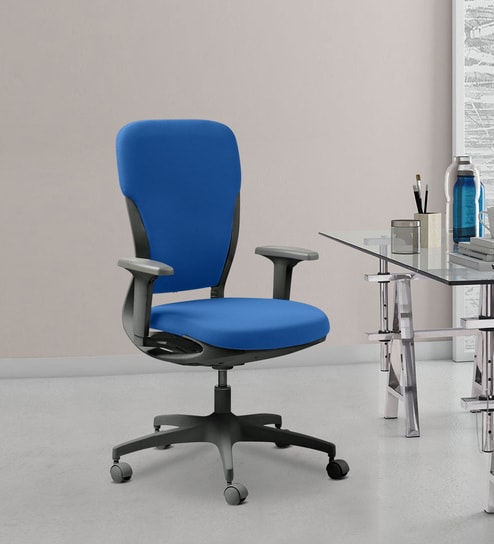 Motion Breathable Mesh Ergonomic Chair in Royal Blue & Black Colour