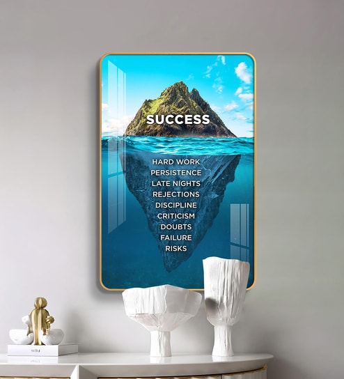 Motivational Quote For Success MDF Wood Acrylic Wall Art