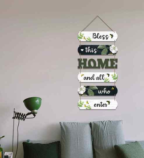 Quotes Printed Mdf Wooden Wall Hanging