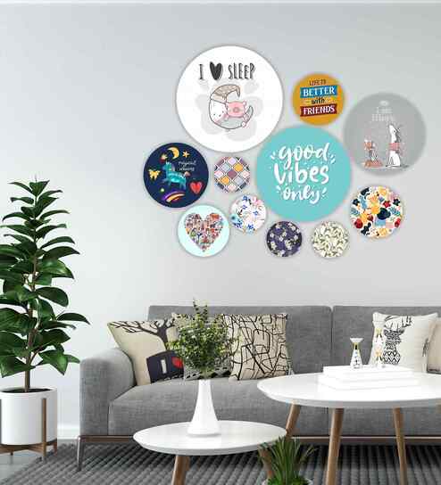 Set of 11 I Love Sleep Wooden Home Decor