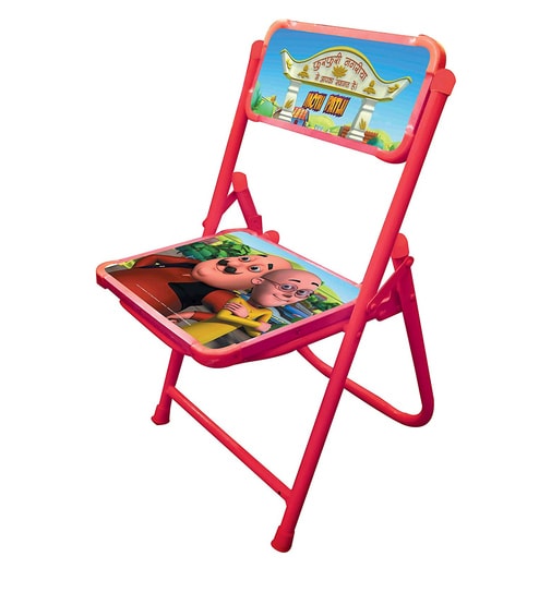 Motu Patlu Kids Chair In Multicolour By Salasar