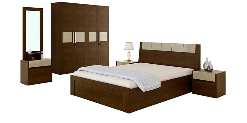 pepperfry bedroom set