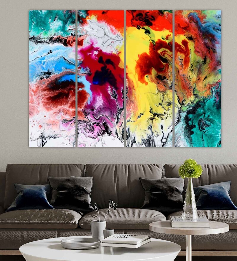 multiple frames wall painting