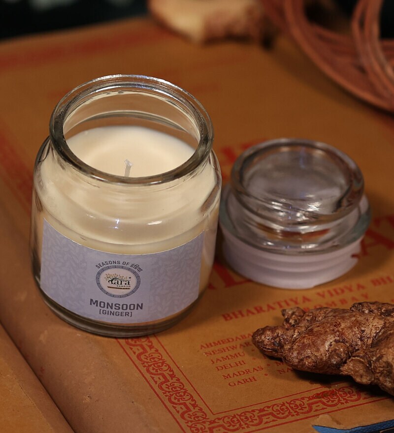 Buy Monsoon Scented Jar Candle Seasons Collection by Tara Enlightening