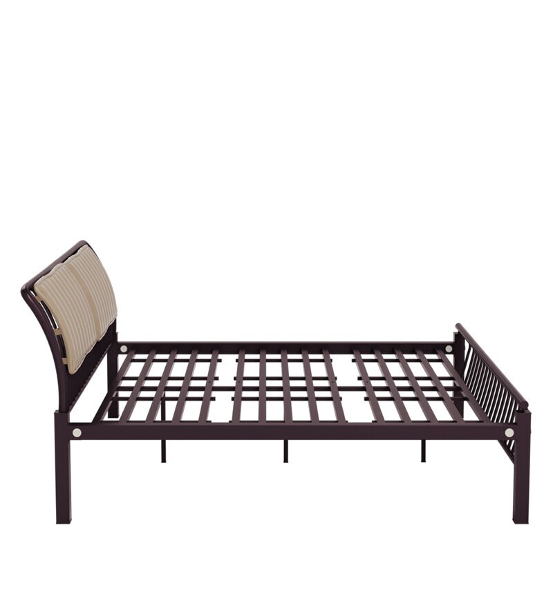 Buy Morpheus King Size Bed in Shell Wine Red Colour by Godrej Interio