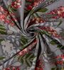 Green Leaf 120 TC Cotton Double Size Bedsheet With 2 Pillow Covers