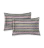 Green Leaf 120 TC Cotton Double Size Bedsheet With 2 Pillow Covers