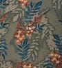 Blue Leaf 120 TC Cotton Double Size Bedsheet With 2 Pillow Covers