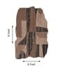 Brown Geometrical Woolen 6 X 9 ft Hand Tufted Rug