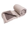 Mocha Brown Polycotton Solid 350 GSM Single Bed Reversible Quilted Comforter