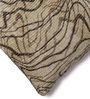 Mocha Polyester Abstract 20x20 inches Cushion Covers Set of 2