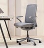 Model 92 Breathable Mesh Executive Chair In Grey Colour