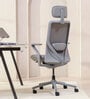 Model 92 Breathable Mesh Executive Chair In Grey Colour