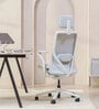 Model 92 Breathable Mesh Executive Chair In Ivory Colour